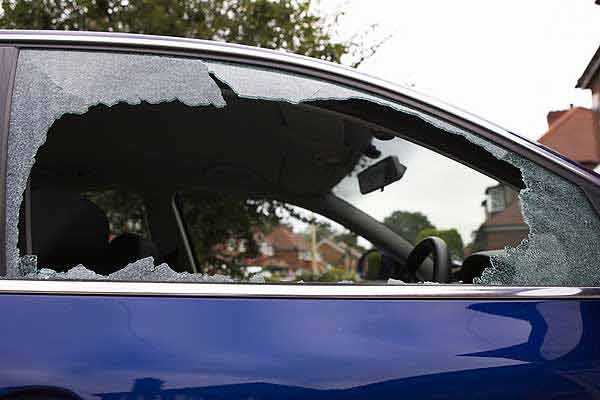 broken window
