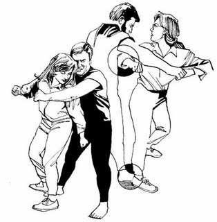 self defense throwing